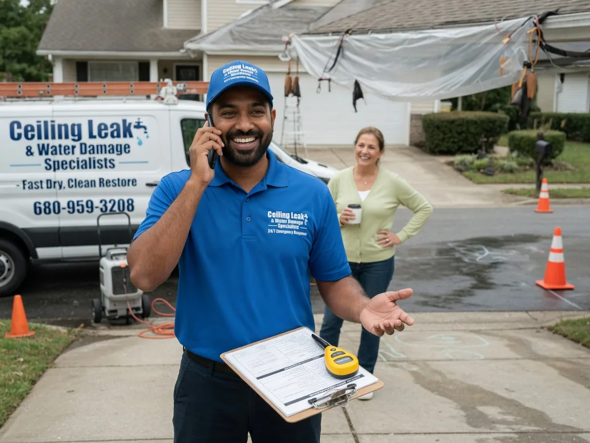 Ceiling Leak Cleanup Gwynedd Valley, PA FAQs